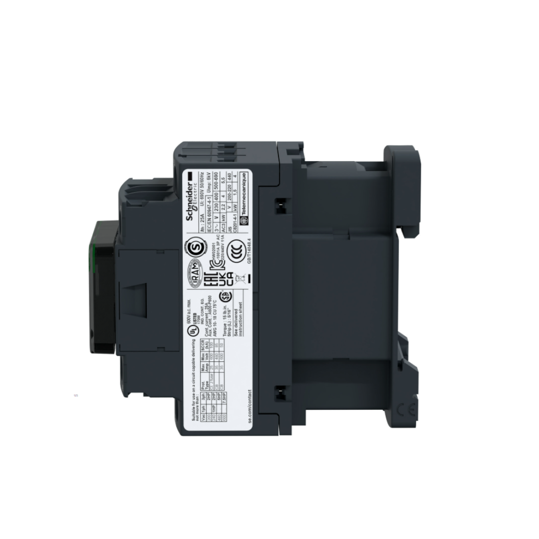 Schenider LC1-D18M7 TeSys D Kontaktör - 3P (3 NA) - AC-3 - <= 440 V 18 A - 220 V AC Bobin