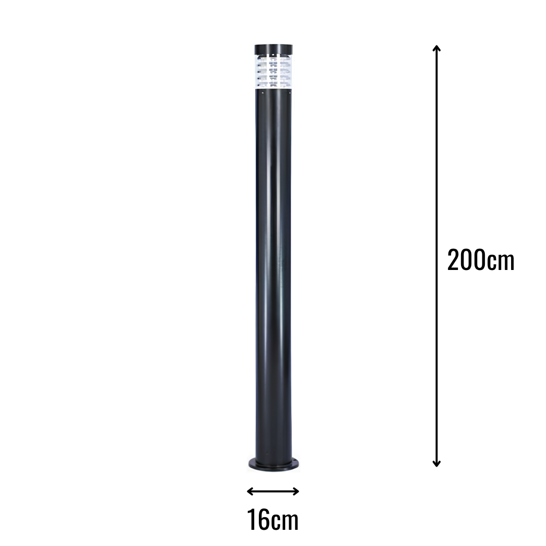 Zerpa Alüminyum E27 Duylu Bollard Tekli Z 20406