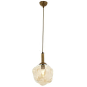 AVONNI AV-60210-1E Eskitme Kaplama Modern Avize, E27, Metal, Cam, 30cm