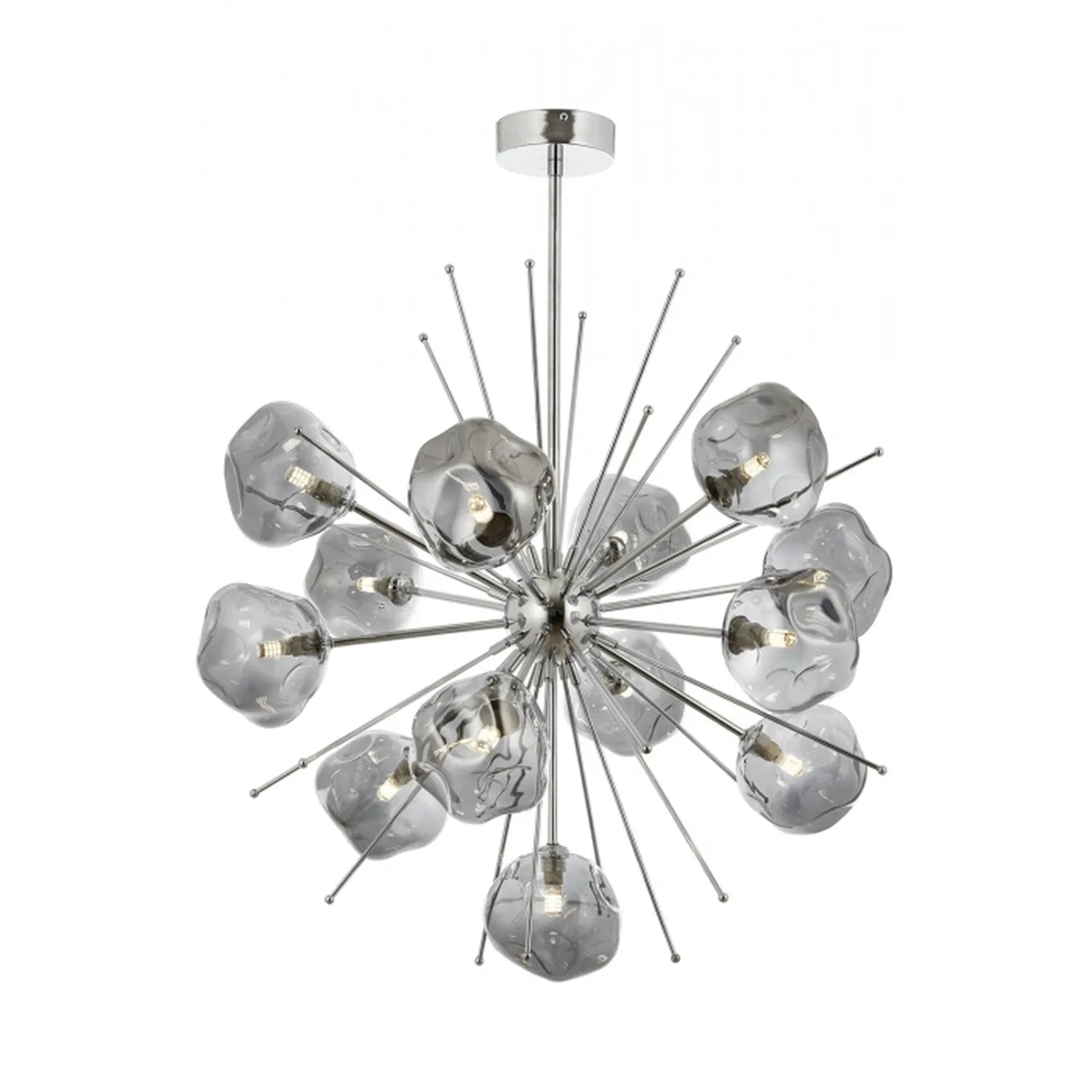 AVONNI AV-60212-13K Krom Kaplama Modern Avize, G9, Metal, Cam, 70cm