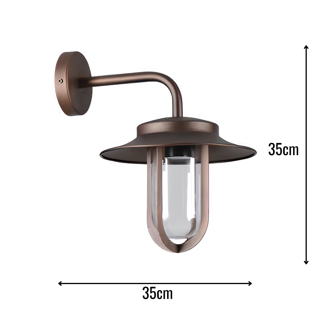 Zerpa Alüminyum E27 Duylu Bollard Tekli Aplik Z 20752