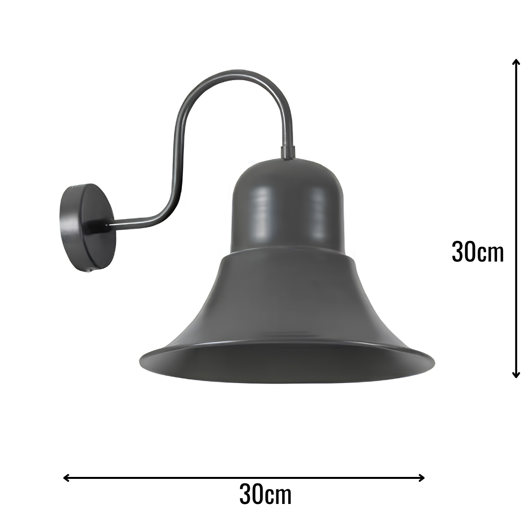 Zerpa Alüminyum E27 Duylu Bollard Tekli Aplik Z 20750
