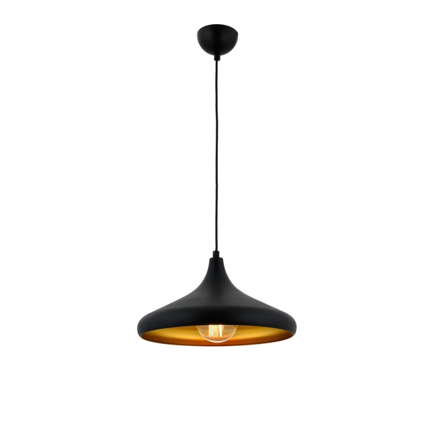 AVONNI AV-4106-M8-BSY-36 Siyah Boyalı Sarkıt, E27, Metal, 36cm