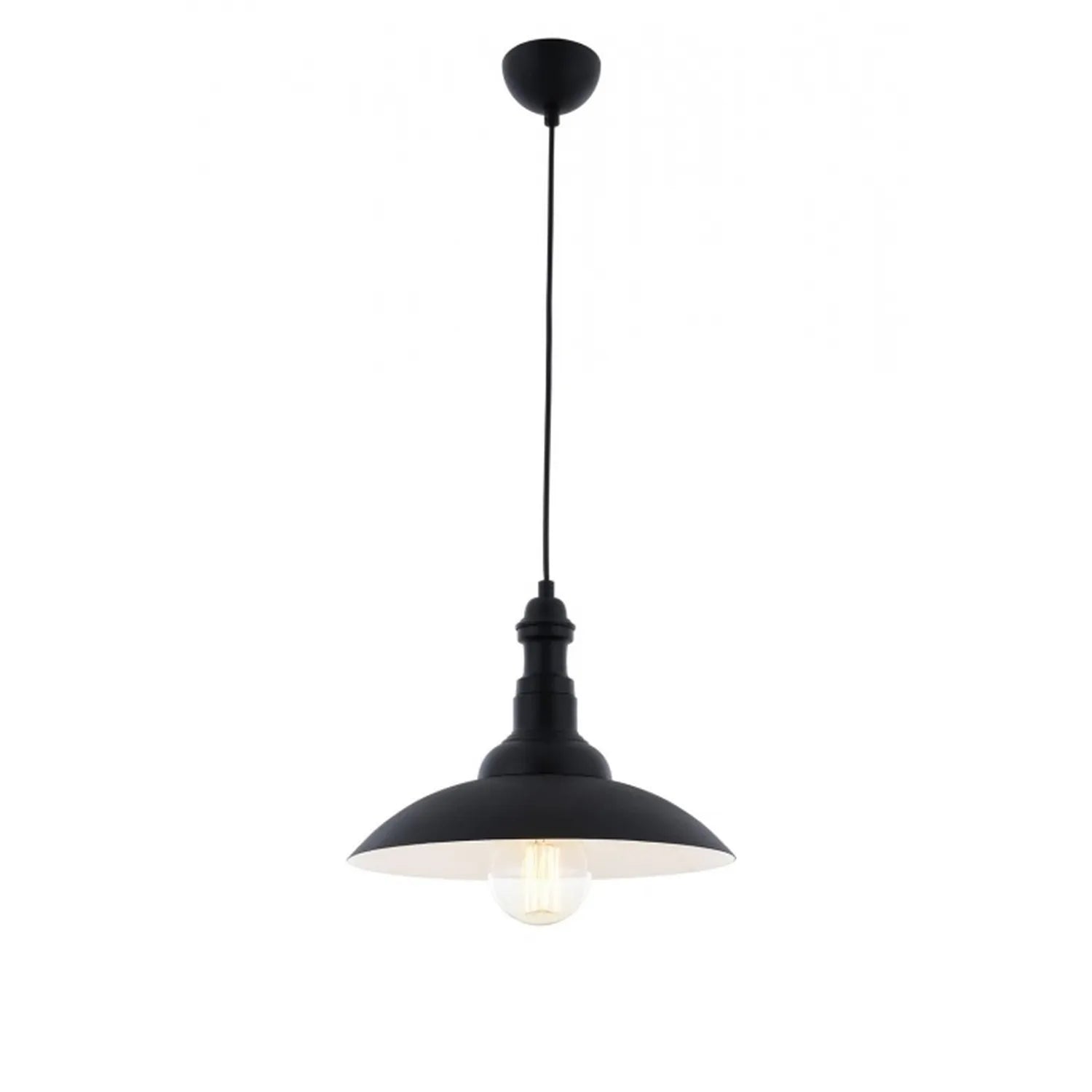 AVONNI AV-4100-M5-BSY Siyah Boyalı Sarkıt, E27, Metal, 35cm
