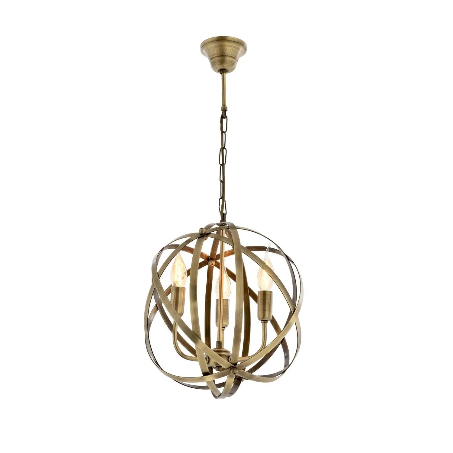 AVONNI AV-4183-3E Eskitme Kaplama Modern Avize, E14, Metal, 36cm