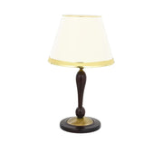 AVONNI HML-9046-1E Eskitme Kaplama Masa Lambası, E27, Metal, Ahşap, 35cm