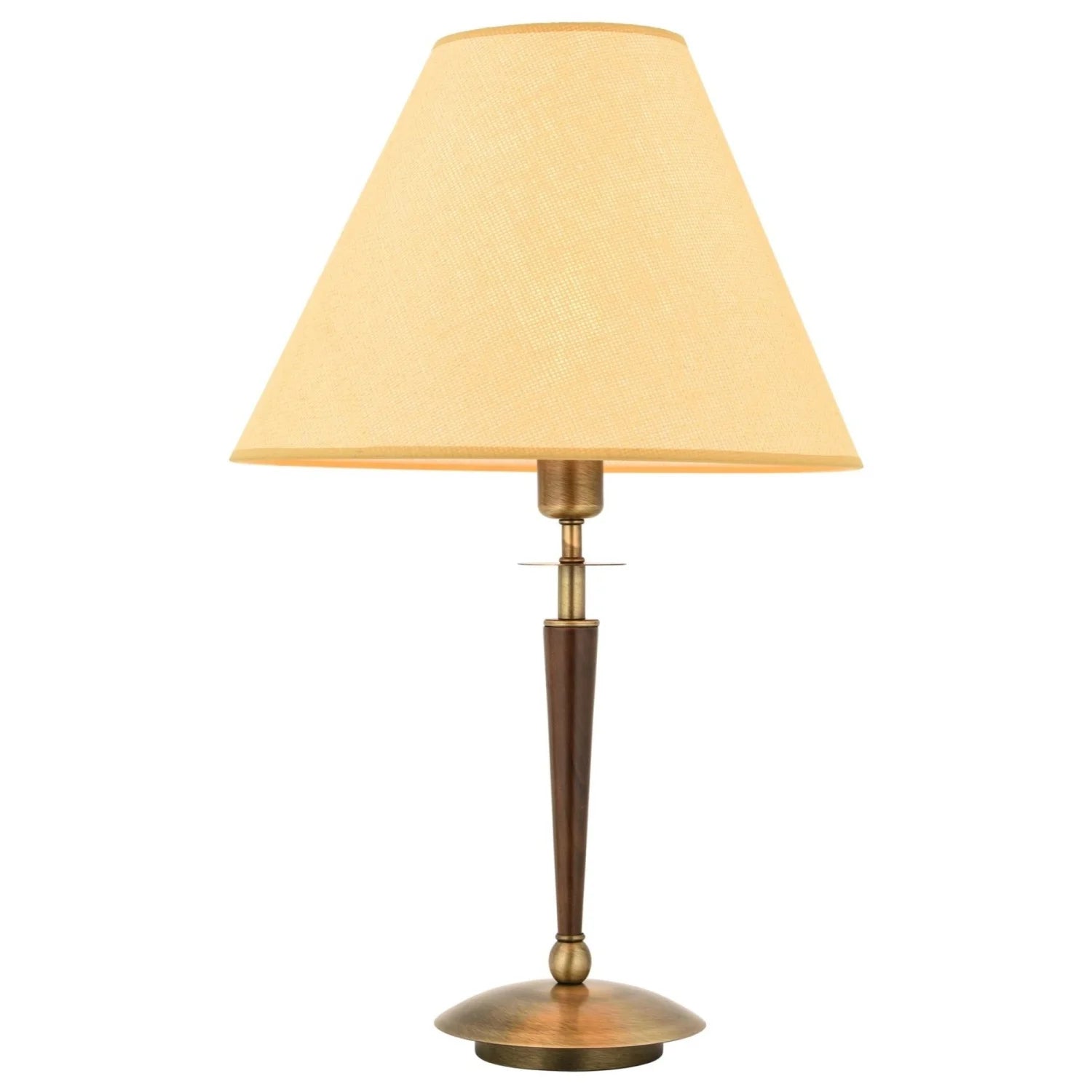 AVONNI HML-9009-1EB Eskitme Kaplama Masa Lambası, E27, Metal, Ahşap, 40cm