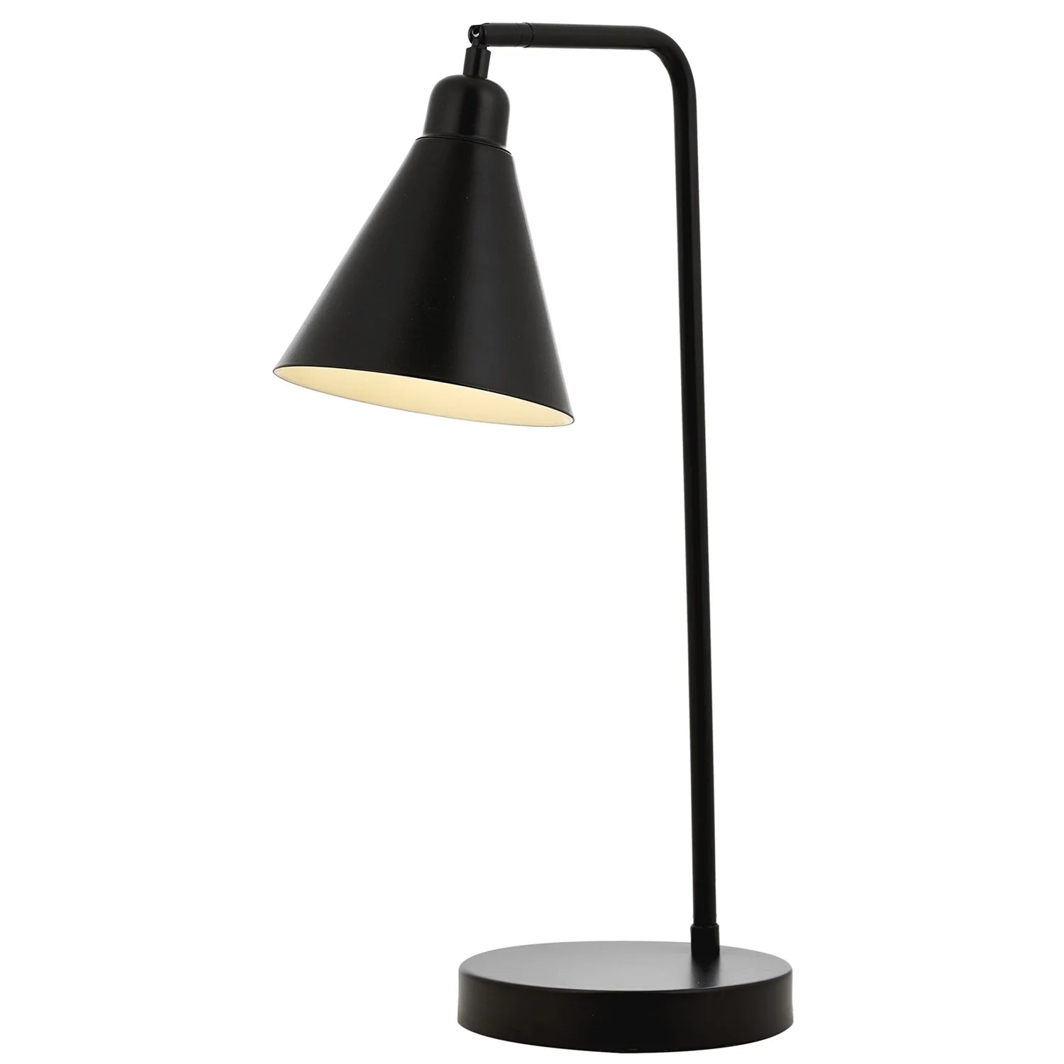 AVONNI ML-62077-02 Siyah Boyalı Masa Lambası, E27, Metal, 32x16cm
