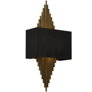 AVONNI AP-62175-01 Siyah Boyalı Aplik, E27, Metal, 25x13cm