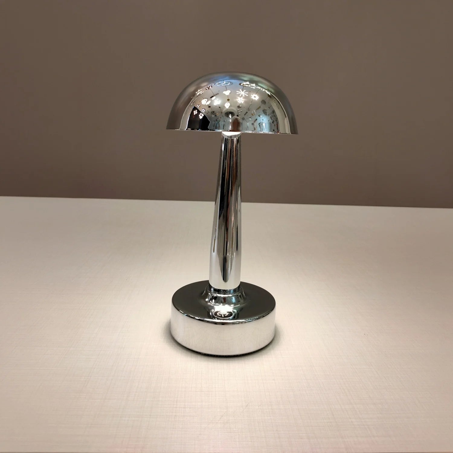 AVONNI ML-64004-K Krom Kaplama Masa Lambası, LED, Metal, 14cm