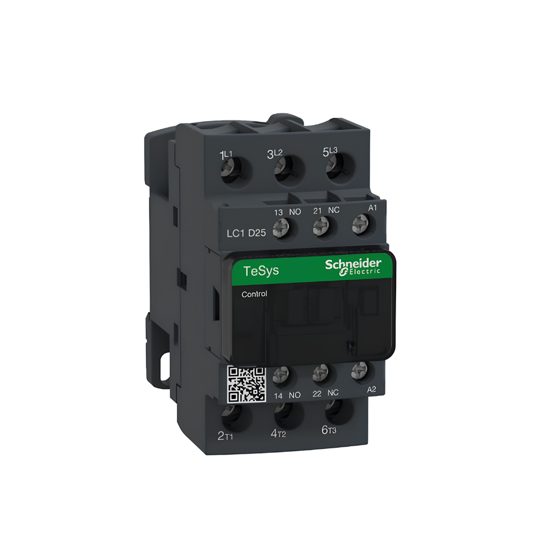 Schenider LC1-D25M7 TeSys D Kontaktör - 3P (3 NA) - AC-3 - <= 440 V 25 A - 220 V AC Bobin
