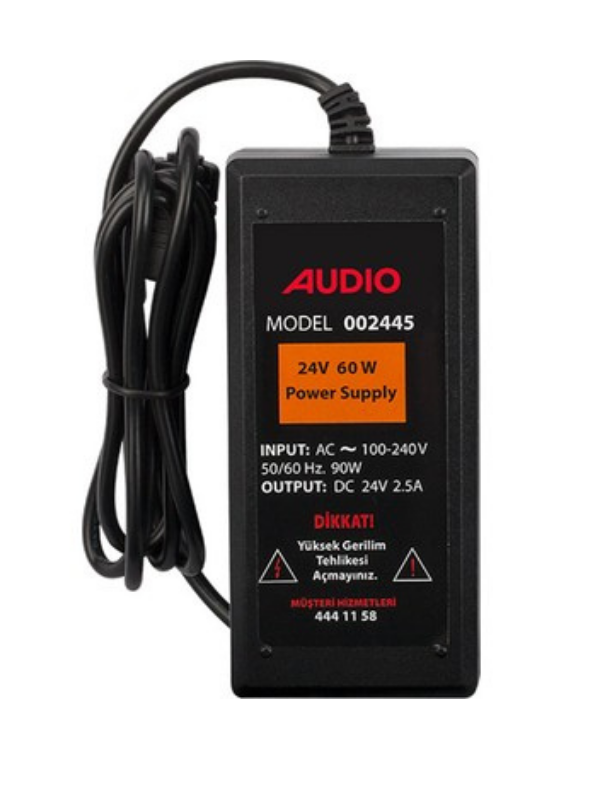 Audio 002445 60W 24V Switch Mode Güç Kaynağı