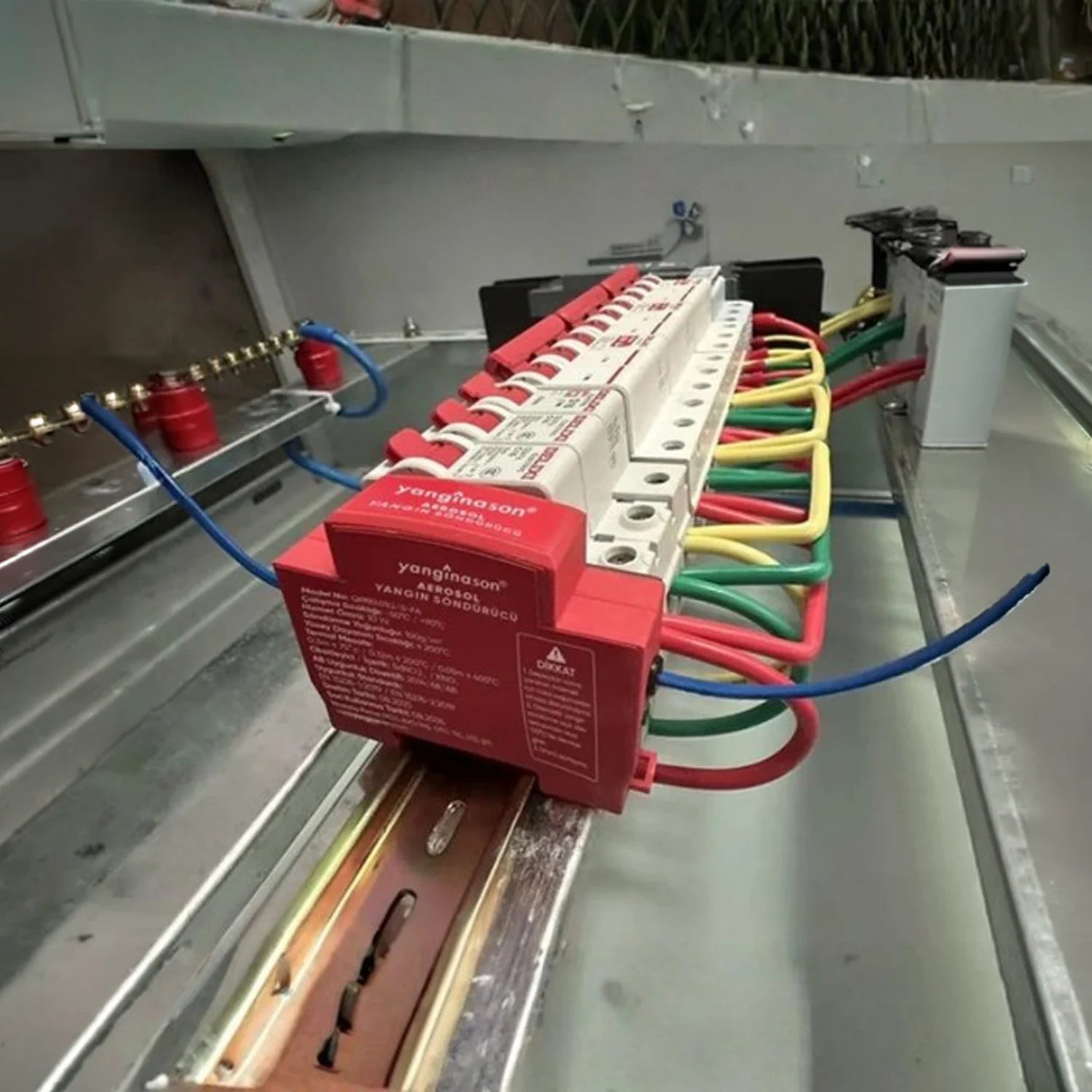 Huzur Elektrik Pano Tipi Otomatik Yangın Söndürme Cihazı