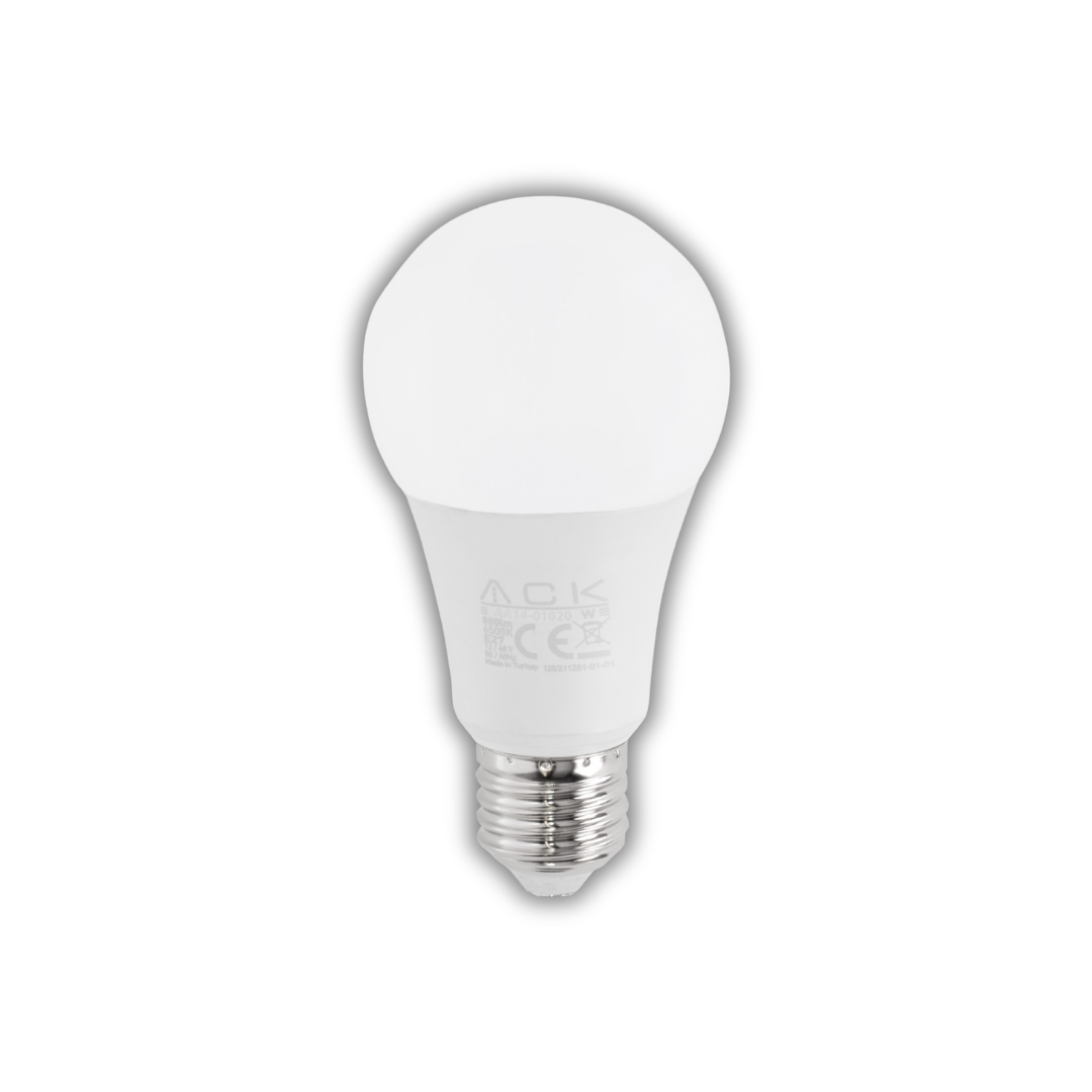 ACK 9W E27 6500K Beyaz A60 Led Ampul AA13-00923