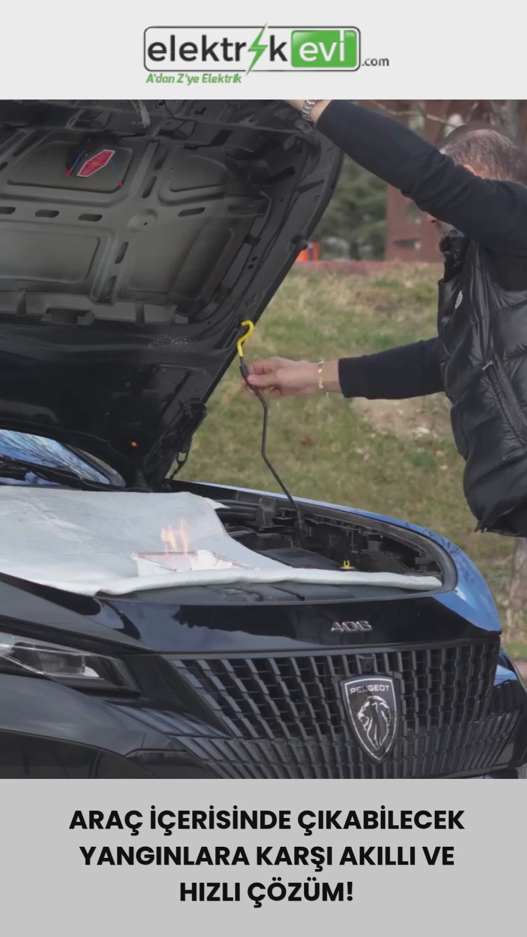 Videoyu yükle: Huzur Elektrik Araç Tipi Otomatik Yangın Söndürme Cihazı